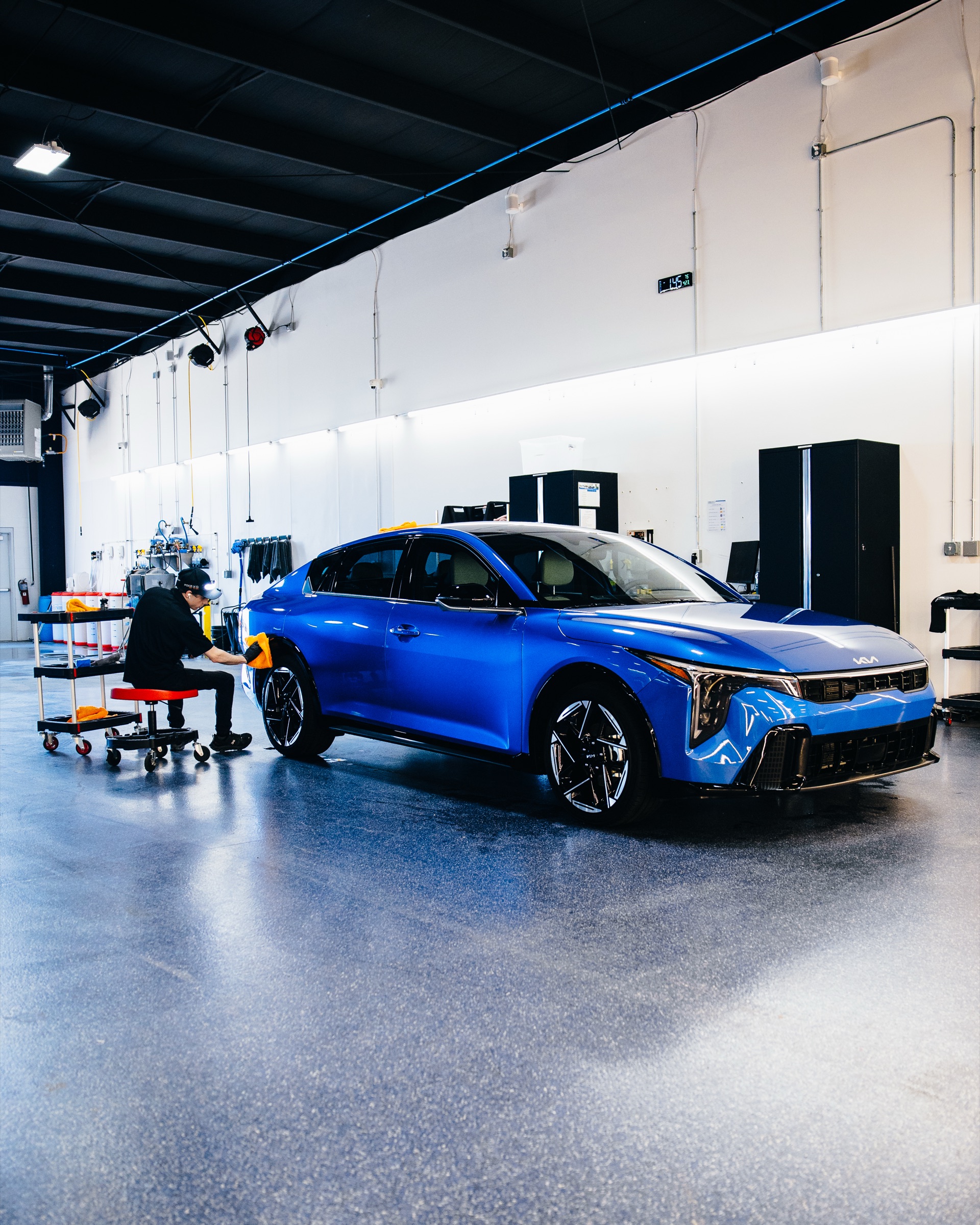 Ceramic coating work